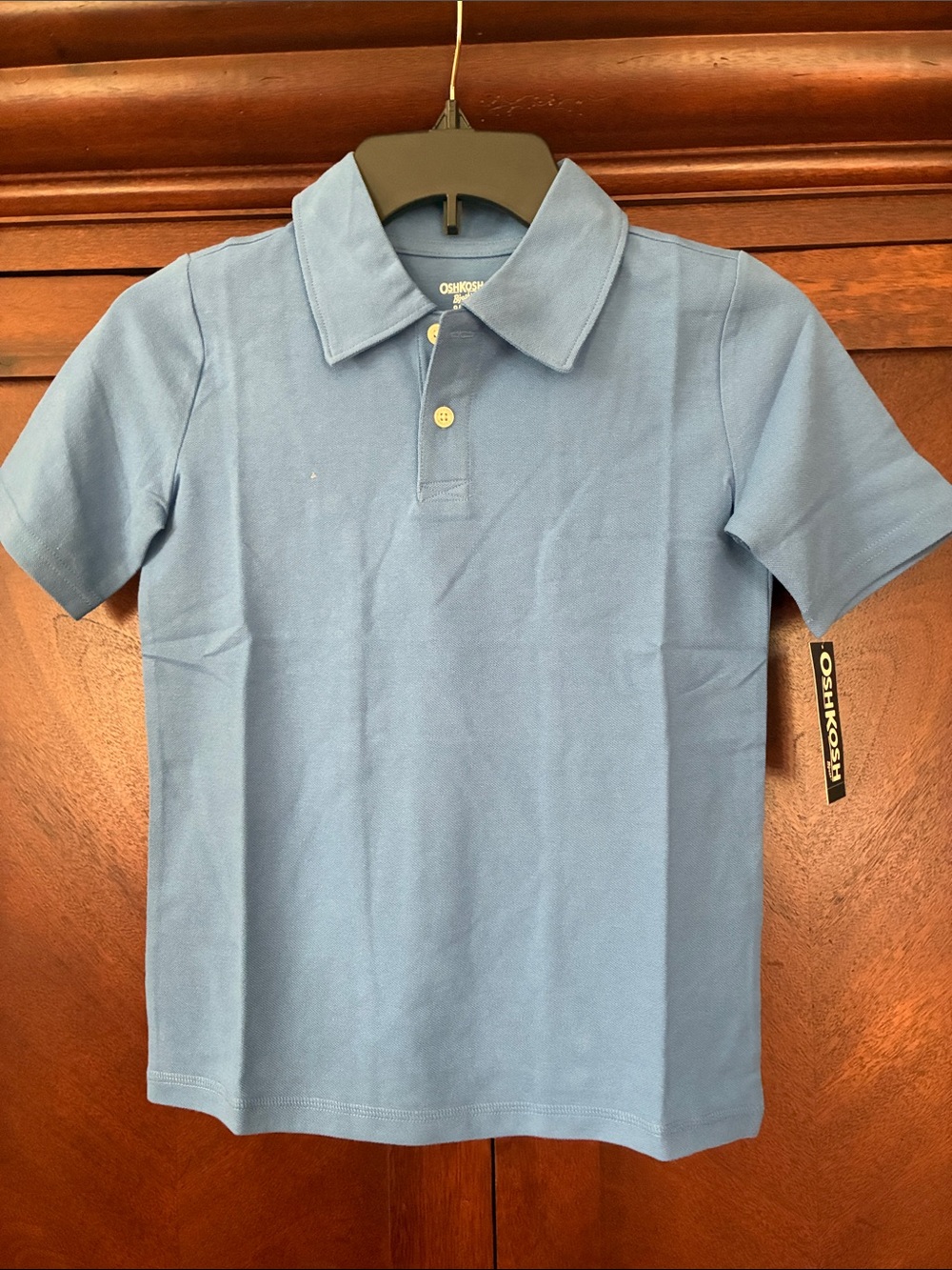 OshKosh B'gosh Boys' Sky Blue Short-Sleeve Polo